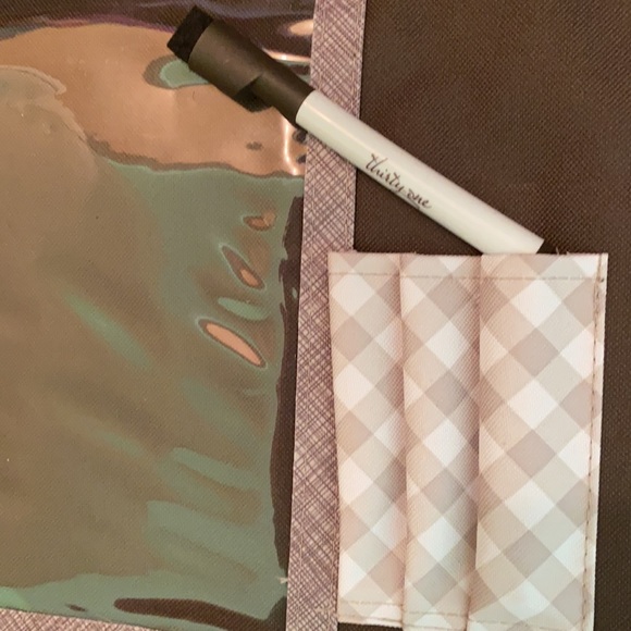 Thirty-one Hang-Up Home Organizer, Taupe Gingham - Picture 4 of 6